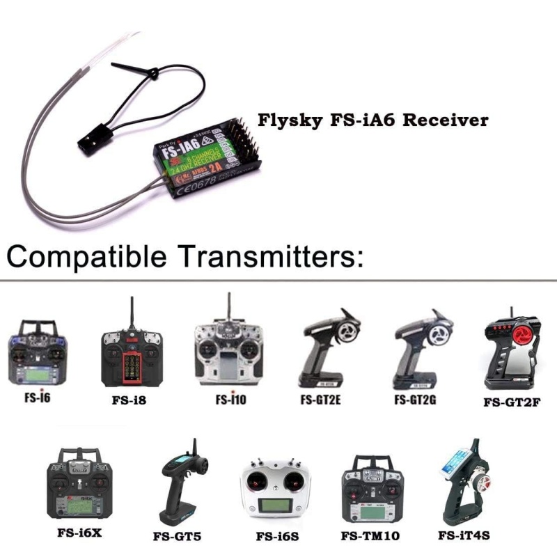 Flysky FS-IA6 Receiver 6CH Dua - Fpv Drone Antenna reseña y precio