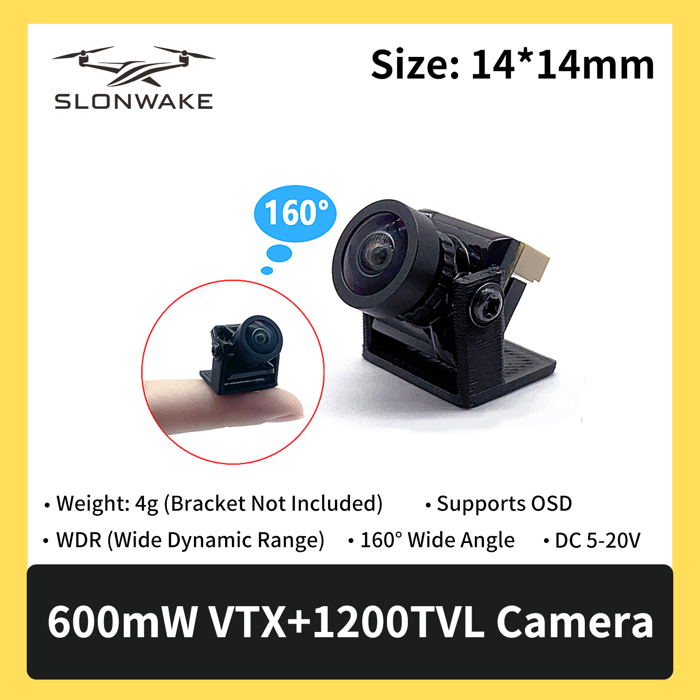 SLONWAKE 5.8G 600mW 7-24V FPV  - Fpv Drone Transmitter reseña y precio