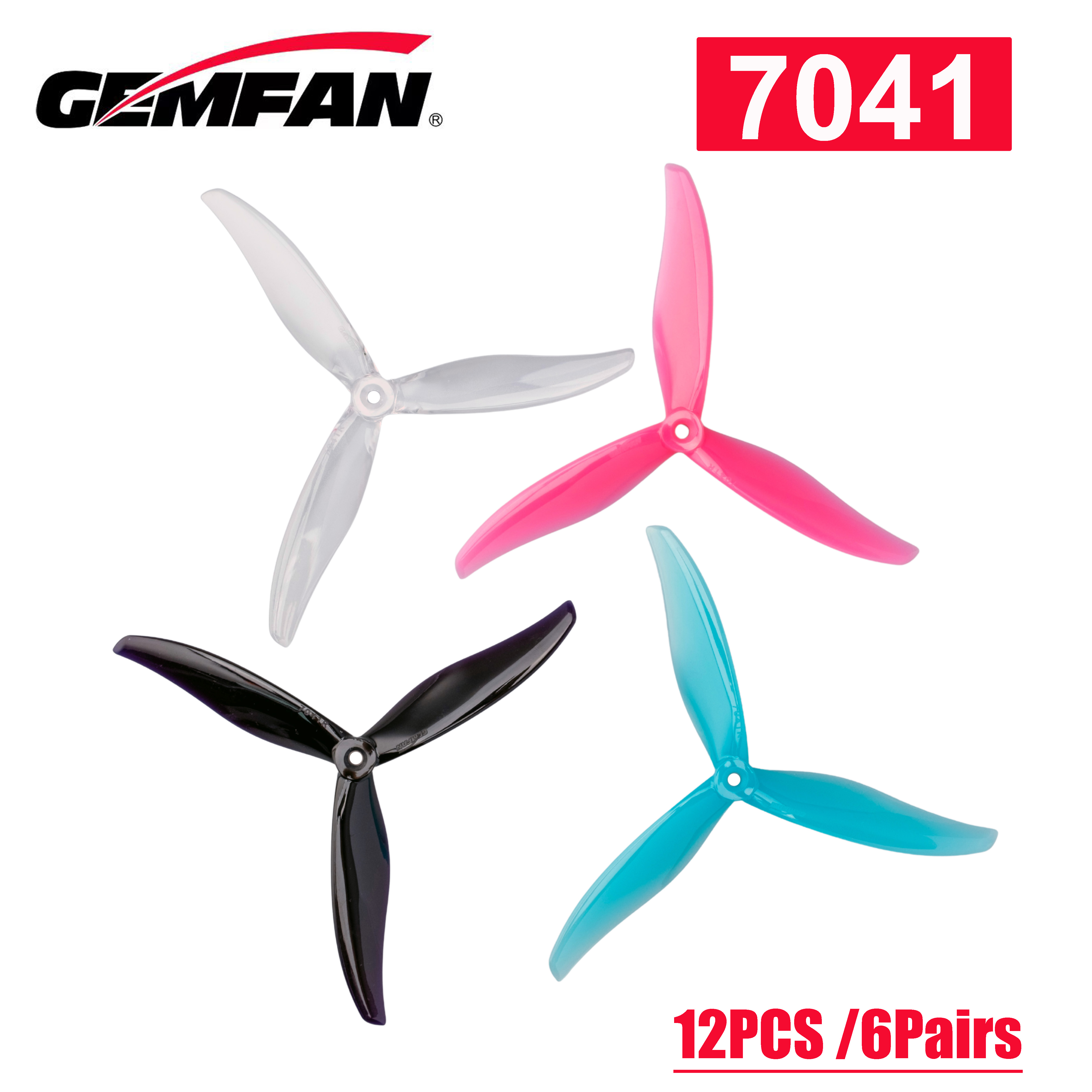 NEW12PCS /6Pairs Gemfan Flash  - Fpv Drone Motor reseña y precio