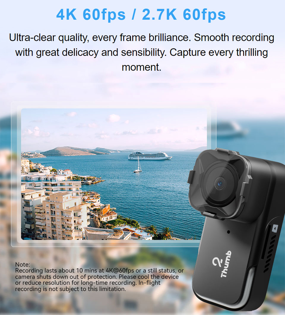 New Version RunCam Thumb 2 4K  - Fpv Drone Camera reseña y precio