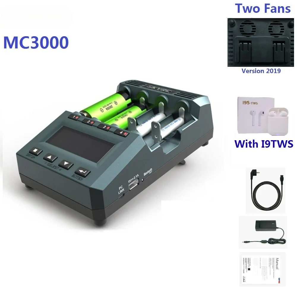 MC3000  Smart 4 Slots LCD Disp - Fpv Drone Charger reseña y precio