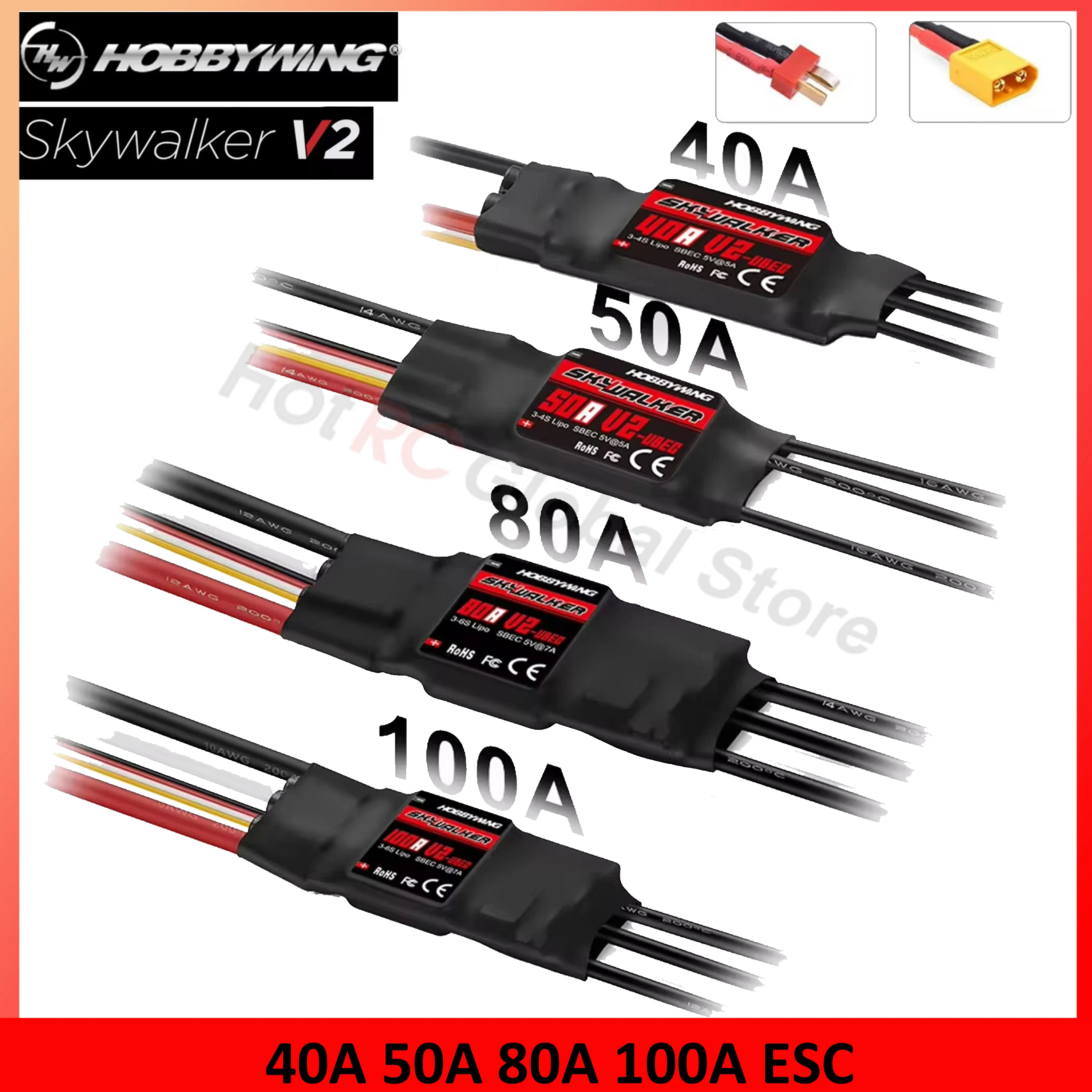 HOBBYWING Skywalker V2 Series  - Fpv Drone Esc reseña y precio