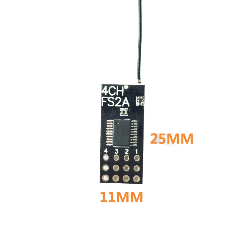Flysky FS2A Mini Receiver 4CH  - Fpv Drone Flight Controller reseña y precio