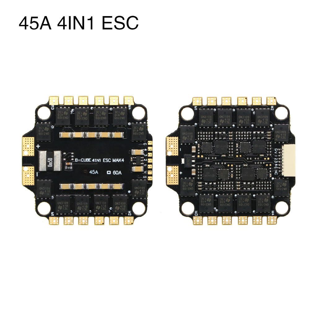 UAngel 4IN1 45A 60A ESC BLHELI - Fpv Drone Esc reseña y precio