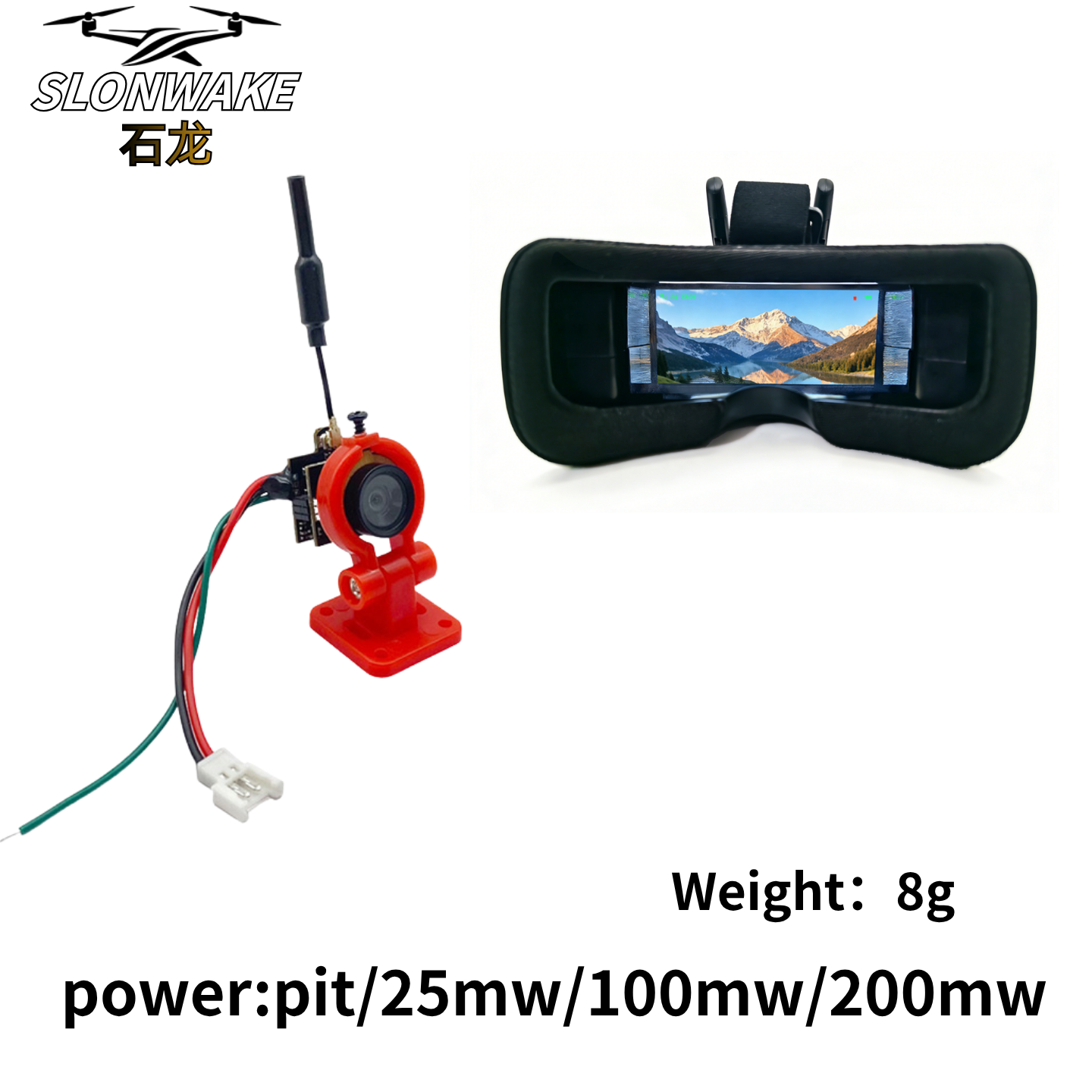 Slonwake 5.8G 48CH 200mW FPV D - Fpv Drone Transmitter reseña y precio
