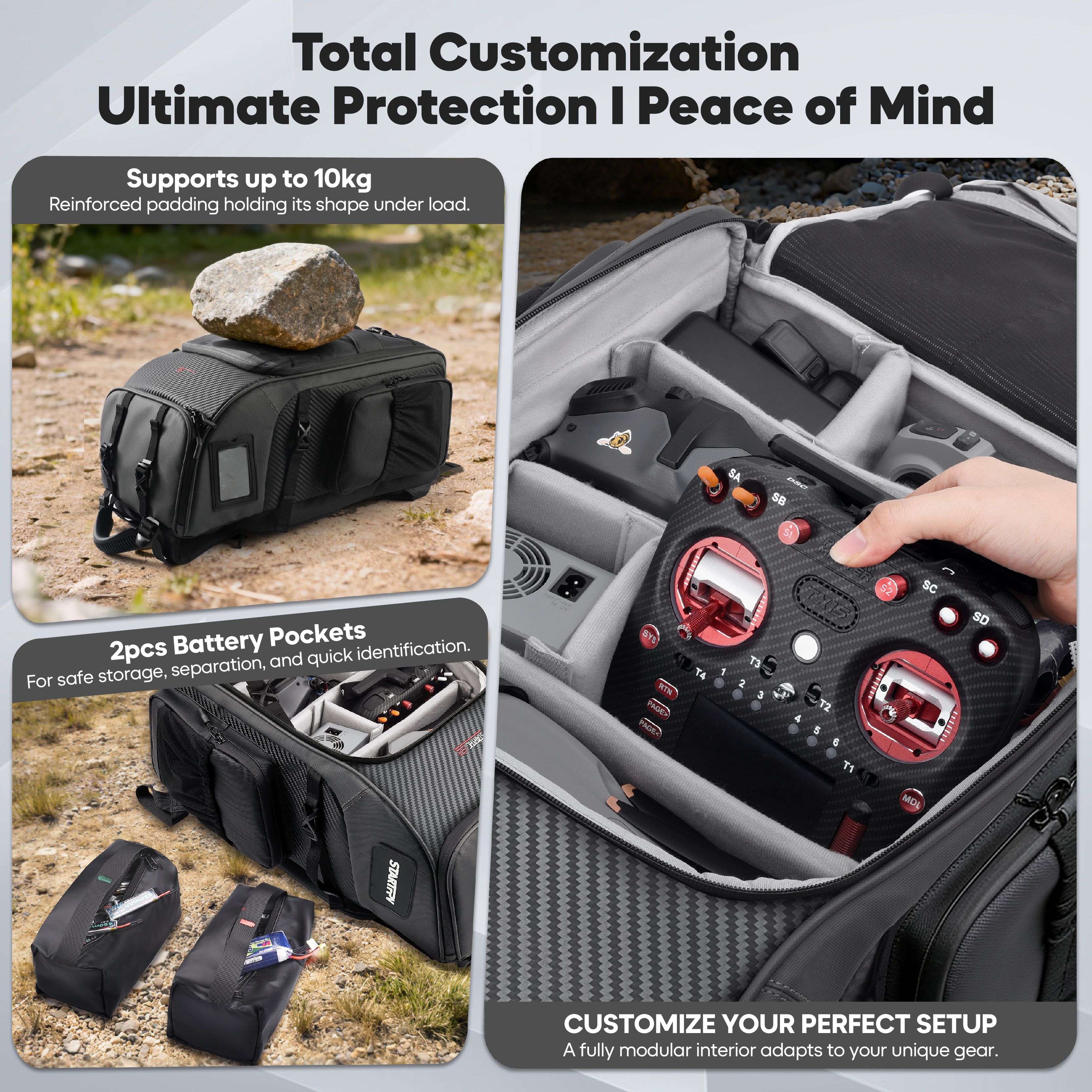 FPV Drone Backpack 40L Profess - Fpv Drone Bag reseña y precio