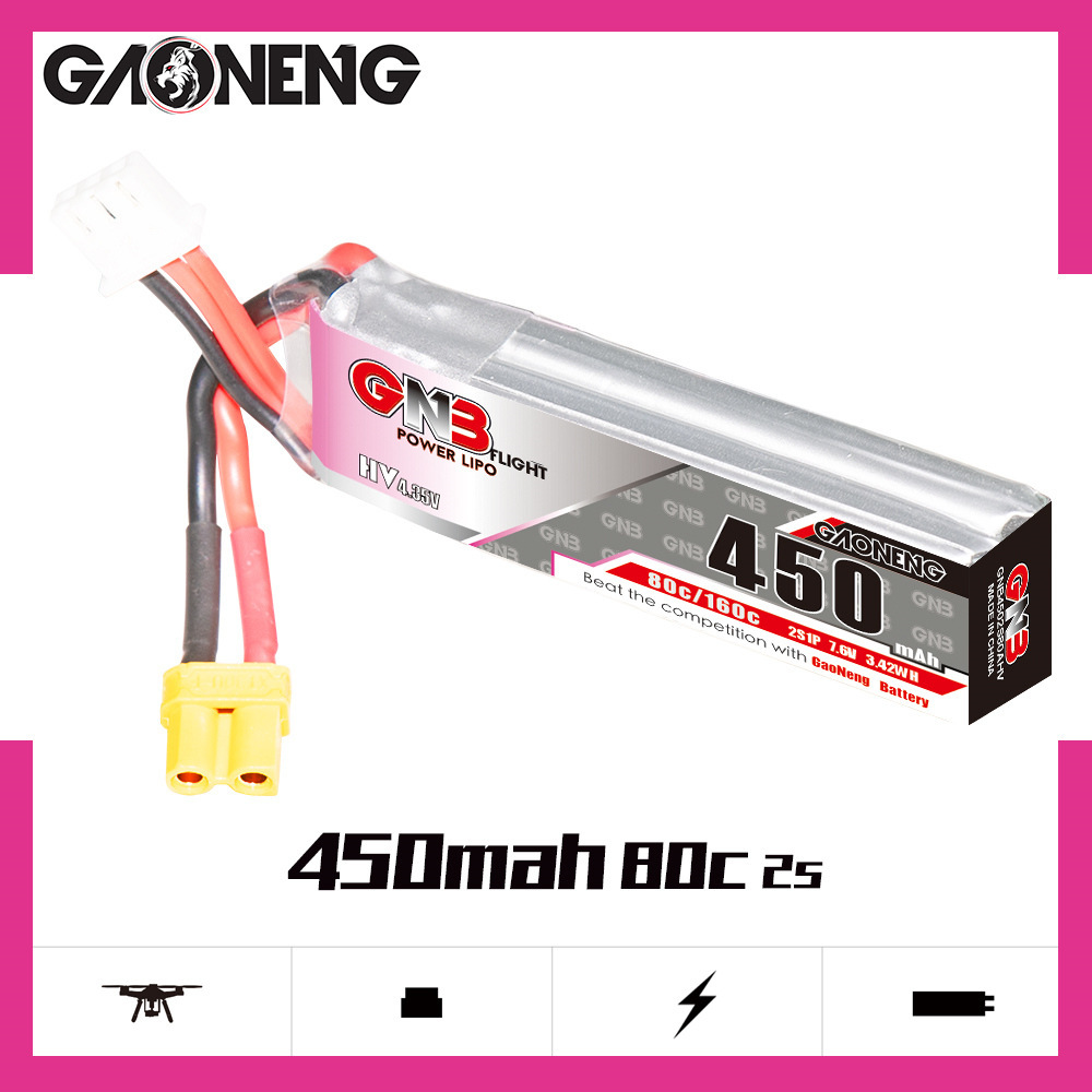 GNB LiPo Battery HV 2S 7.6V 45 - Fpv Drone Esc reseña y precio