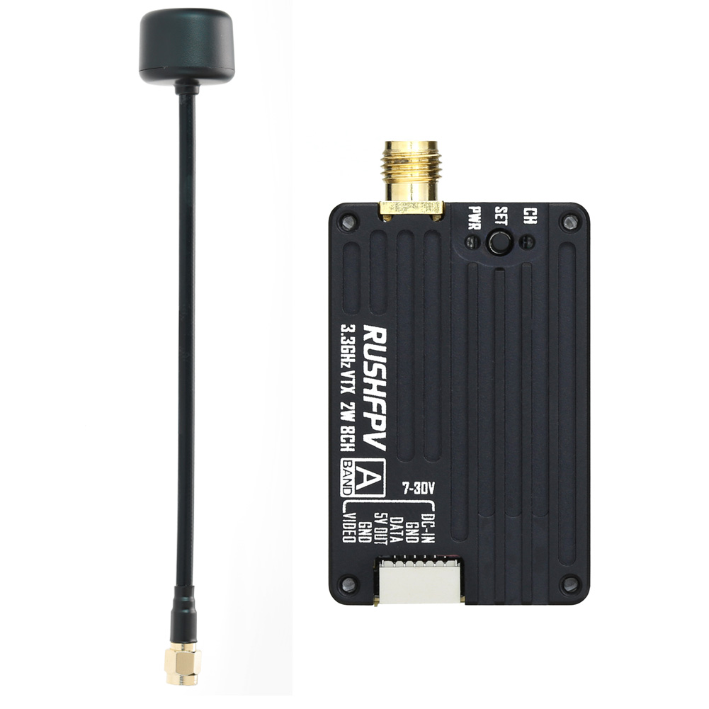 RUSHFPV 3.3G 2W VTX Transmitte - Fpv Drone Battery reseña y precio