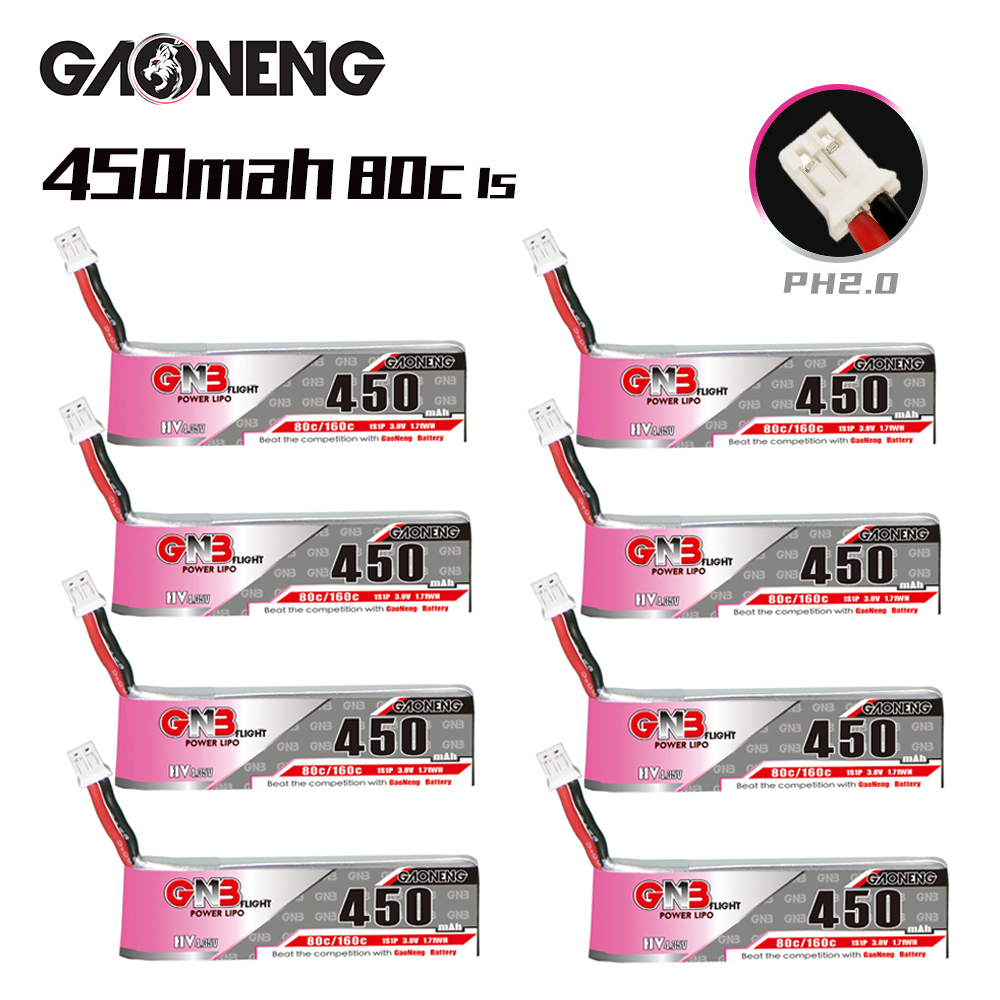 GNB HV 1S 3.8V 450mAh 80C/160C - Fpv Drone Battery reseña y precio