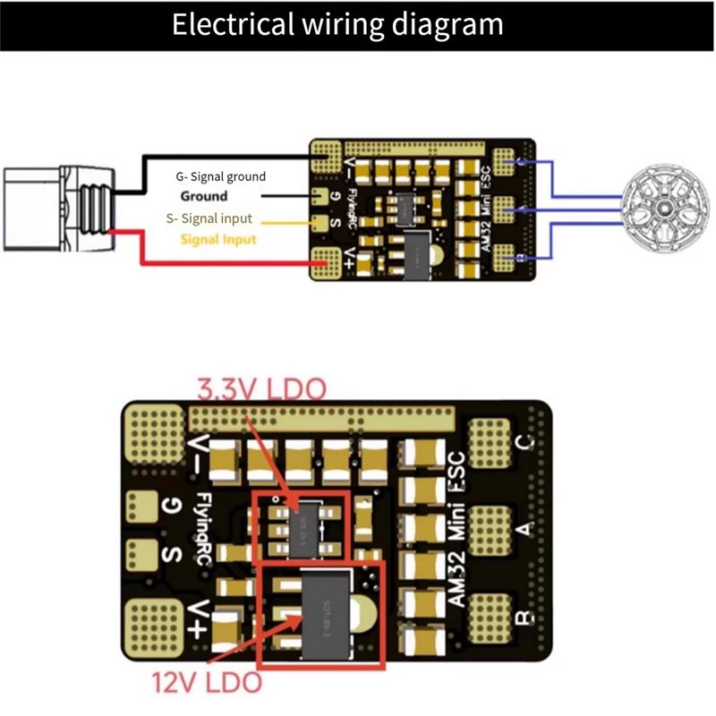 Best-AM32 ESC 40A 32-Bit Elect - Fpv Drone Esc reseña y precio