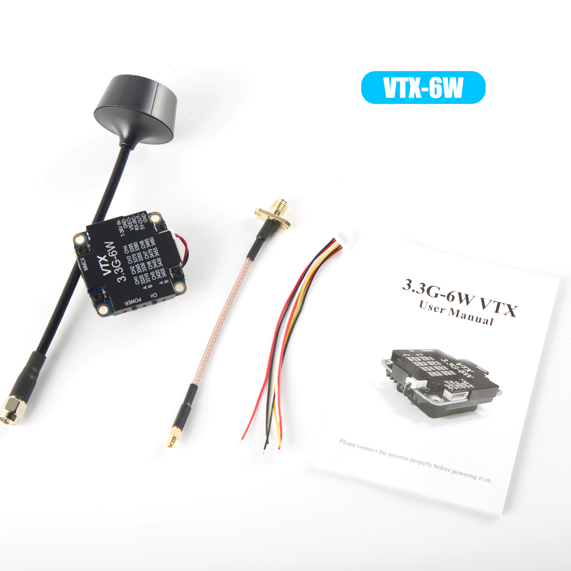 FPV Video Transmitter 3.3G 6W  - Fpv Drone Transmitter reseña y precio