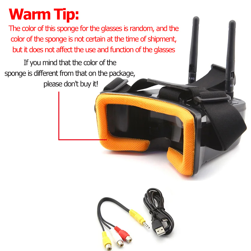 VR009 FPV Video Goggles 3Inch  - Fpv Drone Goggles reseña y precio