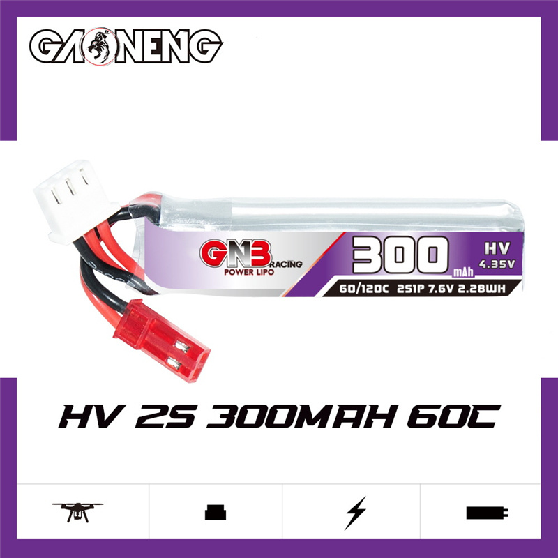 GAONENG GNB 2S 7.6V 300mAh 60C - Fpv Drone Battery reseña y precio
