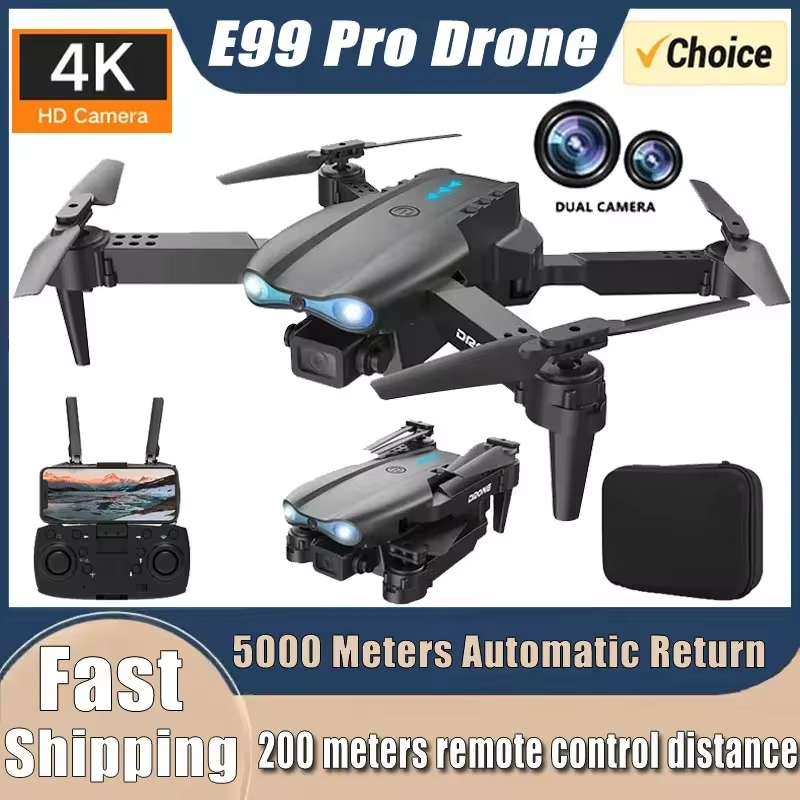 New E99Pro RC Drone 4K Profess - Fpv Drone Charger reseña y precio
